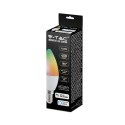 Żarówka LED WiFi V-TAC 4.8W E14 Świeczka SMART LIFE TUYA Alexa Google Home VT-5114-N RGB+2700K-6400K 450lm