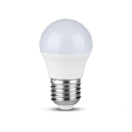 Żarówka LED V-TAC SAMSUNG CHIP 4,5W E27 G45 Kulka 3000K 470lm 5 Lat Gwarancji