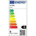 Żarówka LED V-TAC SAMSUNG CHIP 8W E27 R63 VT-263 3000K 570lm 5 Lat Gwarancji