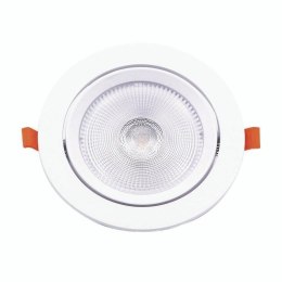 Oprawa V-TAC LED Downlight SAMSUNG CHIP 20W Ruchoma VT-2-20 3000K 1600lm 5 Lat Gwarancji