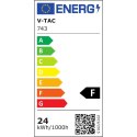 Panel V-TAC 24W LED Regulowany SAMSUNG CHIP Kwadrat 223x32mm VT-625SQ 4000K 1800lm 5 Lat Gwarancji