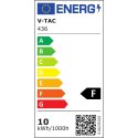 Projektor LED V-TAC 10W SAMSUNG CHIP Czujnik Ruchu Funkcja Cut-OFF Czarny VT-10-S-B 3000K 800lm 5 Lat Gwarancji