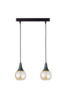 Lampa wisząca 2xE27 LACRIMA HONEY BLACK