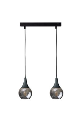 Lampa wisząca 2xE27 LACRIMA SMOKY BLACK