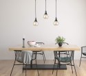 Lampa wisząca 3xE27 LACRIMA HONEY BLACK