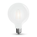 Żarówka LED V-TAC 7W Filament E27 G125 Mrożona VT-2067 2700K 800lm