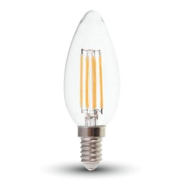 Żarówka LED V-TAC V-TAC 6W Filament E14 Świeczka VT-2127 4000K 600lm