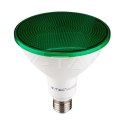 Żarówka LED V-TAC 17W PAR38 E27 IP65 VT-1227 Kolor Zielony 1300lm