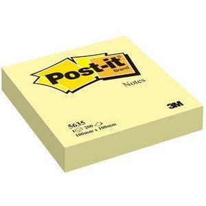 KARTECZKI POST-IT 100x100mm ŻÓŁTE (200)