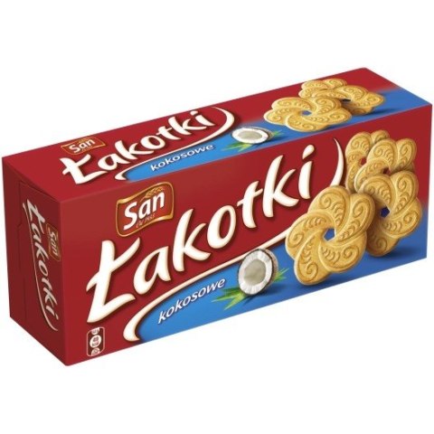 CIASTKA SAN ŁAKOTKI 168g KOKOSOWE