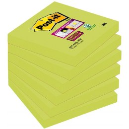 KARTECZKI POST-IT SUPER STICKY 76x76mm ZIELONE (6x90)