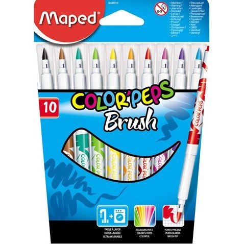 FLAMASTRY MAPED COLORPEPS BRUSH 10 KOLORÓW