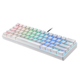 Klawiatura mechaniczna Motospeed CK61 RGB (biała)