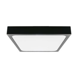 Plafon V-TAC 30W LED Kwadrat IP44 42x42cm Czarny VT-8630B-SQ 6500K 3000lm