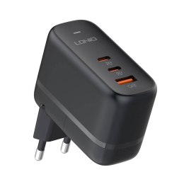 Ładowarka sieciowa USB typu C GaN LDNIO 65W czarna