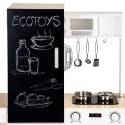 Drewniana kuchnia dla dzieci osobne segmenty XXL tablica + LED ECOTOYS