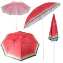 Parasol ogrodowy plażowy regulowany łamany 150cm arbuz UV