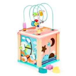 Drewniana kostka edukacyjna, sorter mula ECOTOYS