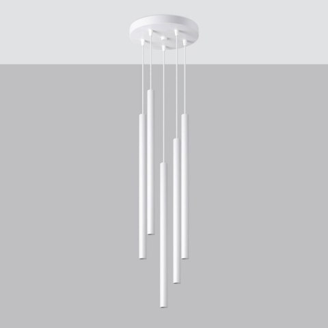 Lampa wisząca PASTELO 5P biała Lampa wisząca PASTELO 5P biała