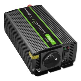 Qoltec Przetwornica napięcia Monolith | 300W | 600W | 24V na 230V | Czysty Sinus