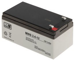 AKUMULATOR 12V/3.4AH-MWS MW Power