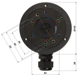 UCHWYT KAMERY DS-1280ZJ-XS(BLACK) Hikvision