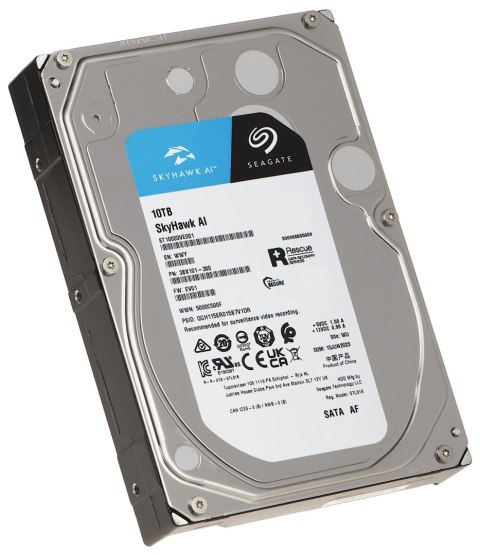 DYSK DO REJESTRATORA HDD-ST10000VE001 10TB 24/7 SkyHawk AI SEAGATE