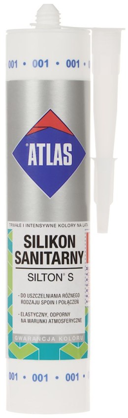 SILIKON SANITARNY SIL-S280-W/ATLAS SILTON S KARTUSZ 280 ml BIAŁY