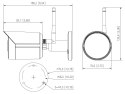 KAMERA IP IPC-HFW1230DS-SAW-0360B Wi-Fi - 1080p 3.6 mm DAHUA