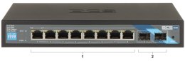 SWITCH POE BCS-B-SP08G-2SFP 8-PORTOWY SFP BCS BASIC