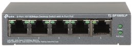 SWITCH POE TL-SF1005LP 5-PORTOWY TP-LINK