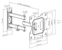 UCHWYT DO TELEWIZORA LUB MONITORA BRATECK-LPA68-223