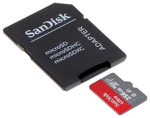 KARTA PAMIĘCI SD-MICRO-10/256-SANDISK microSD UHS-I, SDXC 256 GB SANDISK