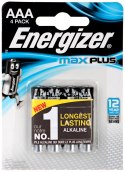 BATERIA ALKALICZNA BAT-AAA-MAXPLUS*P4 1.5 V LR03 ENERGIZER