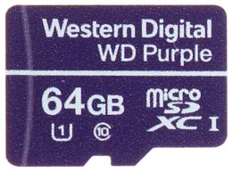 KARTA PAMIĘCI SD-MICRO-10/64-WD microSD UHS-I, SDXC 64 GB Western Digital