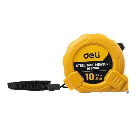 Miara zwijana Deli Tools EDL9010B, 10m/25mm (żółta) Miara zwijana Deli Tools EDL9010B, 10m/25mm (żółta)