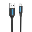 Kabel USB 2.0 A do Micro USB Vention COLBH 3A 2m czarny