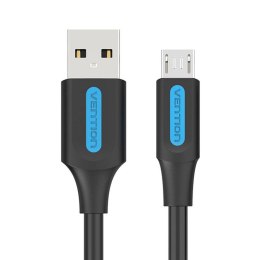 Kabel USB 2.0 A do Micro USB Vention COLBC 3A 0,25m czarny