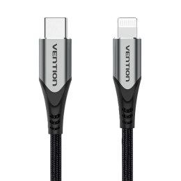 Kabel USB-C 2.0 do Lightning Vention TACHH 2m MFi Szary