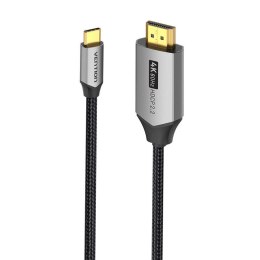 Kabel USB-C do HDMI 2.0 Vention CRBBF 1m, 4K 60Hz (Czarny)