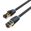 Kabel sieciowy CAT8 SFTP Vention IKABQ RJ45 Ethernet 40Gbps 20m Czarny