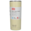 BUILT Vacuum Insulated Tumbler - Stalowy kubek termiczny z izolacją próżniową 600 ml (Vanilla)