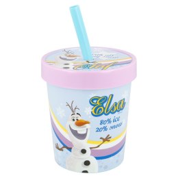 Frozen - Kubek do lodów ze słomką 560 ml