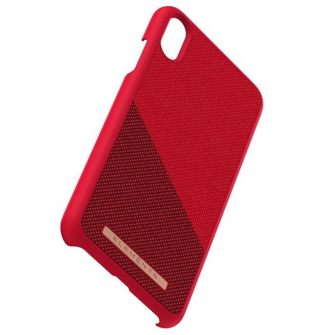 Nordic Elements Saeson Freja - Materiałowe etui iPhone Xs Max (Red)