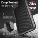 X-Doria Raptic Lux - Etui aluminiowe iPhone 12 Pro Max (Drop test 3m) (Black Carbon Fiber)