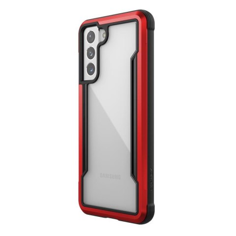 X-Doria Raptic Shield - Etui aluminiowe Samsung Galaxy S21 (Antimicrobial protection) (Red)