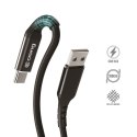 Crong Armor Link - Kabel 60W PD 3A USB-A do USB-C 150cm (czarny)