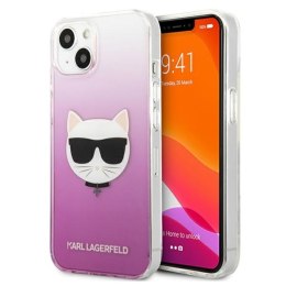 Karl Lagerfeld Choupette Head - Etui iPhone 13 Mini (różowy)