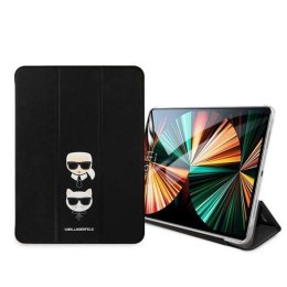 Karl Lagerfeld Saffiano Karl & Choupette Heads - Etui iPad Pro 12.9