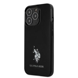 US Polo Assn Horses Logo - Etui iPhone 13 Pro Max (czarny)